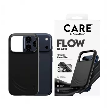 Schutzhülle PanzerGlass CARE by Feature FLOW Case Schwarz mit MagSafe für iPhone 17 Pro