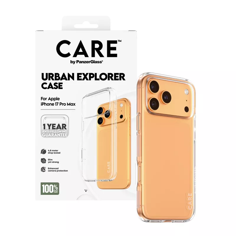 Schutzhülle PanzerGlass CARE Urban Explorer Transparent für iPhone 17 Pro Max