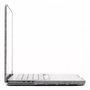 Hardshell-Hülle Zagg für MacBook Air 13 (M3/M2) – Smoke, passgenaue Schutzhülle