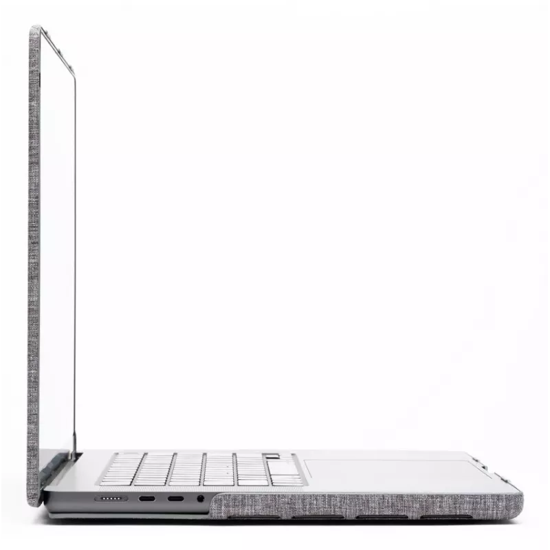 Hardshell-Hülle Zagg für MacBook Air 13 (M3/M2) – Smoke, passgenaue Schutzhülle