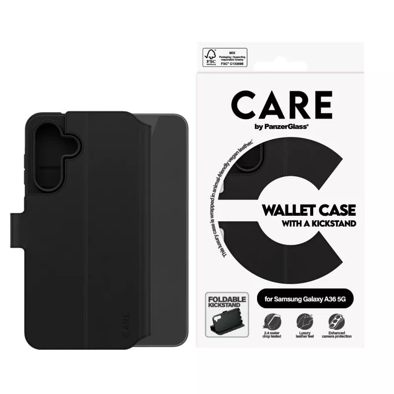 PanzerGlass CARE™ by ® Wallet Case mit Kickstand Samsung Galaxy A36 5G