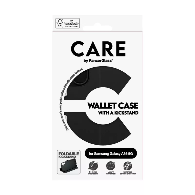 PanzerGlass CARE™ by ® Wallet Case mit Kickstand Samsung Galaxy A36 5G