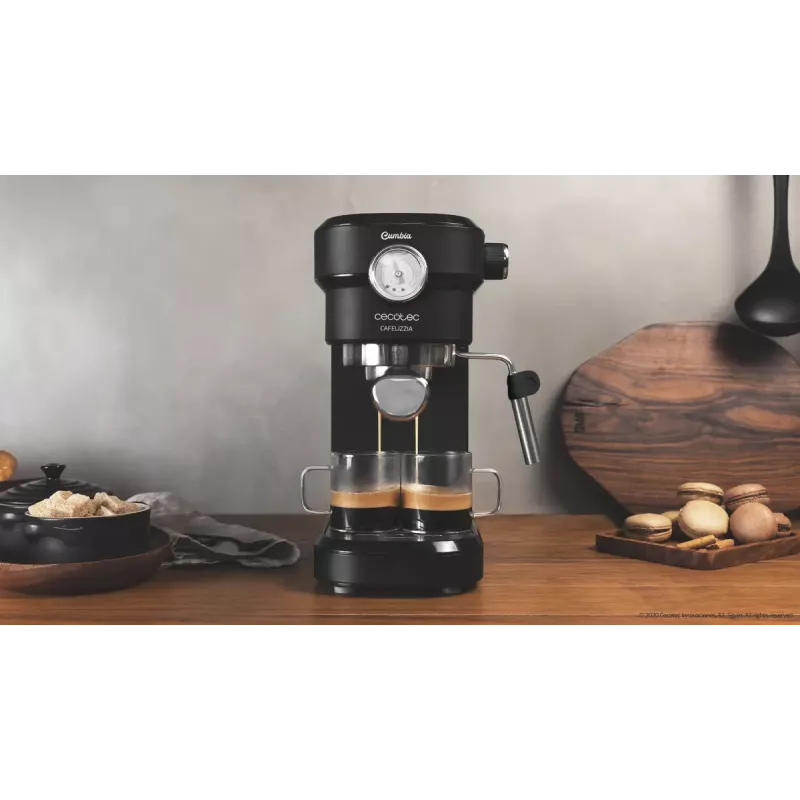 Cecotec Cafelizzia 790 Black Pro Espressomaschine, 1,2 l, 20 bar, Schwarz