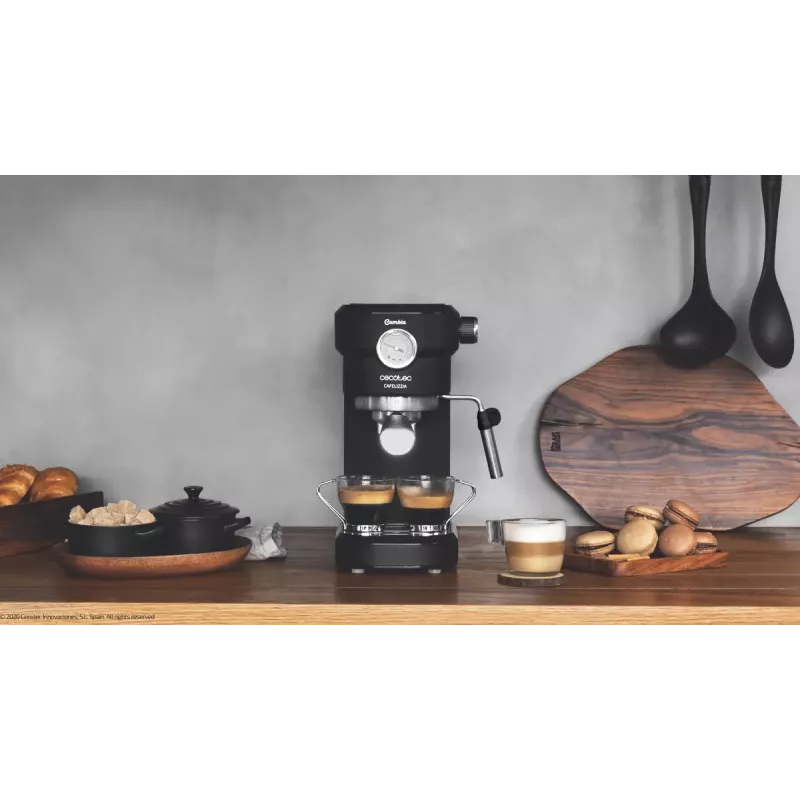 Cecotec Cafelizzia 790 Black Pro Espressomaschine, 1,2 l, 20 bar, Schwarz