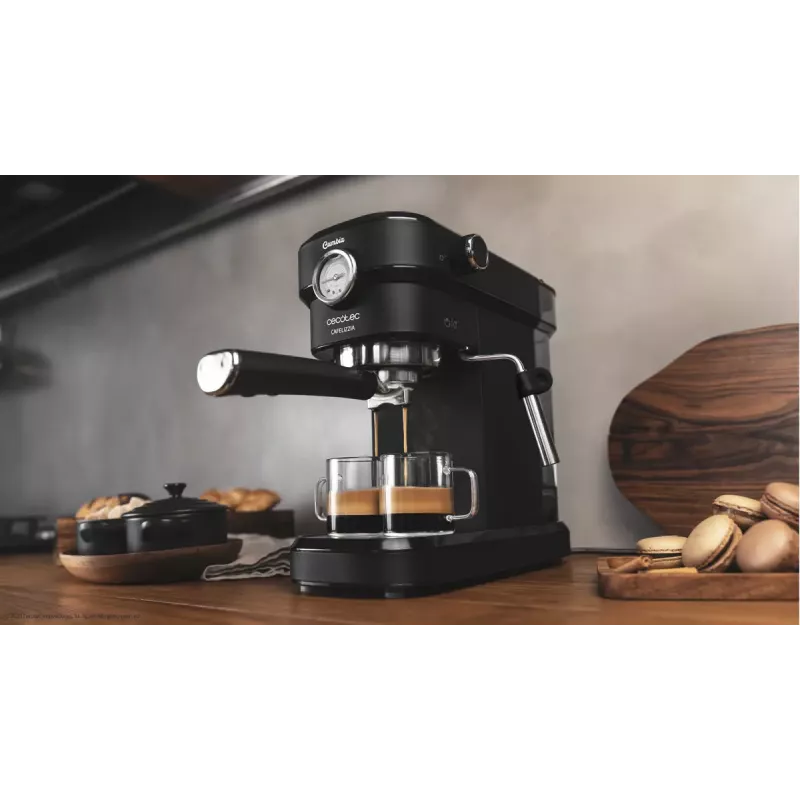 Cecotec Cafelizzia 790 Black Pro Espressomaschine, 1,2 l, 20 bar, Schwarz