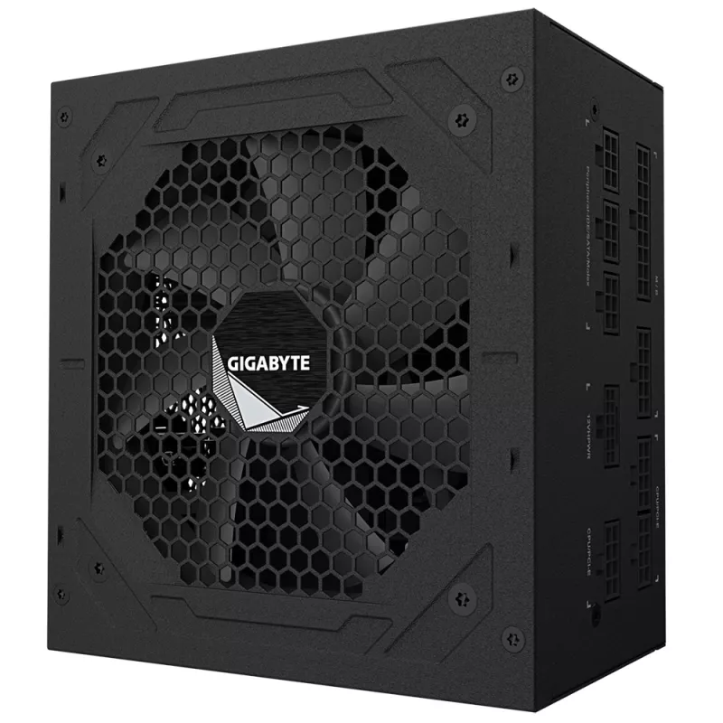 GIGABYTE UD850GM PG5 V2 Netzteil- PCIe Gen 5.1, 80 PLUS Gold, vollmodularer Aufbau, 120mm Lüfter, ATX 3.1 kompatibel, EU-Stecker