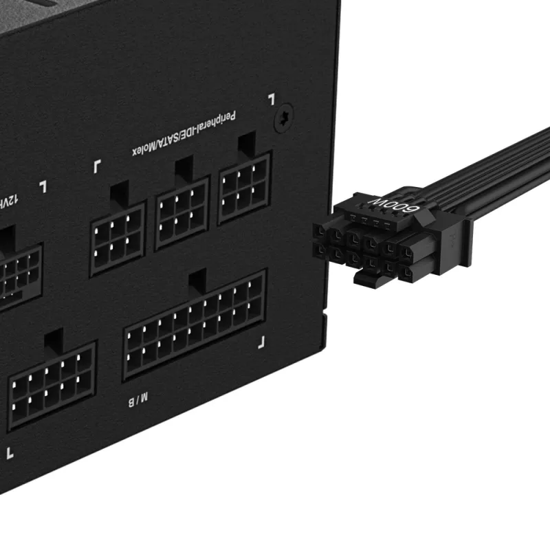 GIGABYTE UD850GM PG5 V2 Netzteil- PCIe Gen 5.1, 80 PLUS Gold, vollmodularer Aufbau, 120mm Lüfter, ATX 3.1 kompatibel, EU-Stecker
