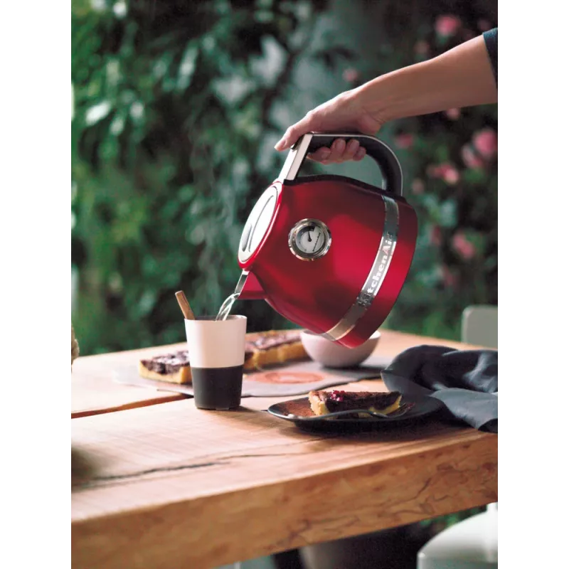 Elektro-Wasserkocher KITCHENAID 1,5 L 2400 W, Edelstahl/Aluminium, 7 Temperatureinstellungen, Imperial Red