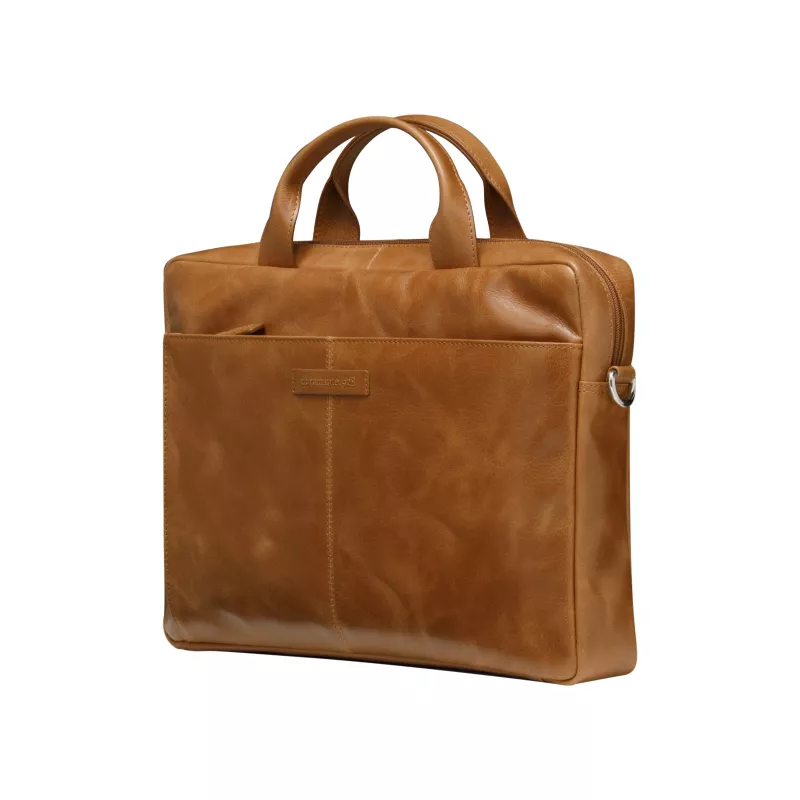 Laptop-Toploader-Tasche d bramante dbramante1928 Amalienborg 15 Zoll Tan – Schultergurt, 1,02 kg