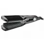 Haarcrimper BABYLISS BAB2512EPCE – kabelgebundene Keramik-Turmalin-Platten, 5 Heizstufen, max. 200 °C, 2,7 m Drehkabel, 0,89 kg, Schwarz mit Pink-Warmton