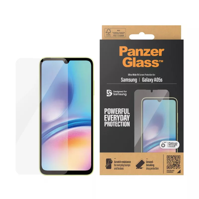 Displayschutzfolie PanzerGlass 7343 für Samsung Galaxy A05S Antibakteriell Kratzfest