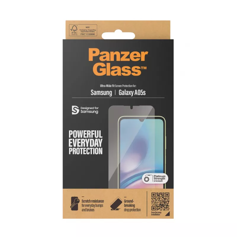 Displayschutzfolie PanzerGlass 7343 für Samsung Galaxy A05S Antibakteriell Kratzfest