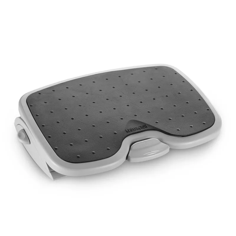 Fußstütze Kensington SoleMate Plus verstellbare Neigung 0–20°, Höhe 8,89–12,7 cm, Plattform 45×35 cm, Schwarz/Grau