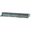 Intellinet Patch Panel, Cat6, FTP, 24-Port, 1U, geschirmt, 90° Top-Entry LSA-Leisten, Schwarz