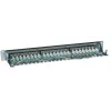 Intellinet Patch Panel, Cat6, FTP, 24-Port, 1U, geschirmt, 90° Top-Entry LSA-Leisten, Schwarz