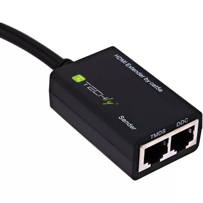 Techly Verstärker HDMI Cat 5e / 6 Kompakt 30m IDATA EXT-E30D