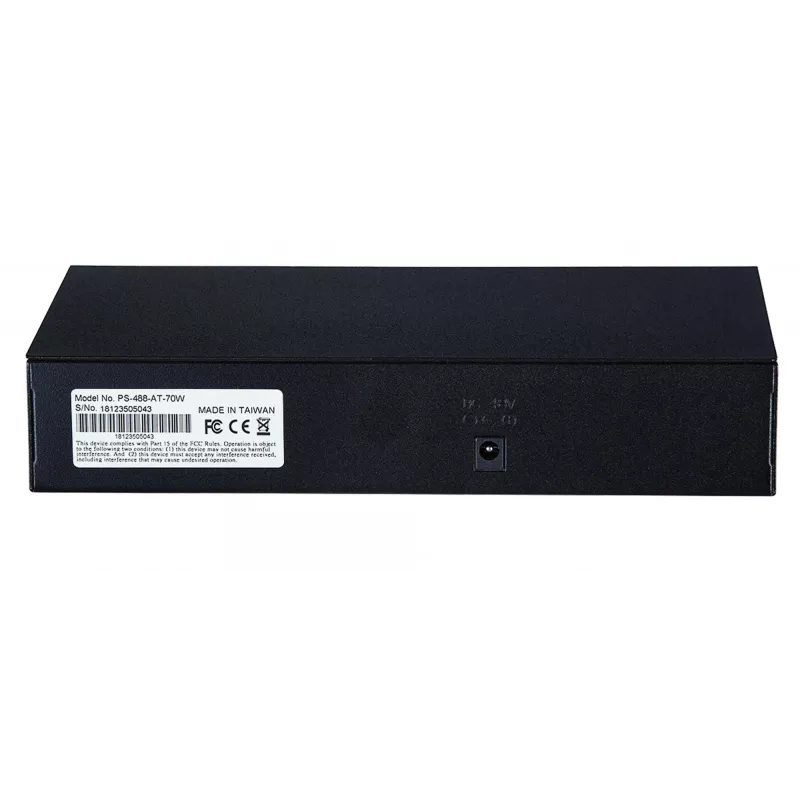 Switch, Intellinet 8-Port Fast Ethernet PoE+ Switch, 8 x PoE-Ports, 1,6 Gbit/s