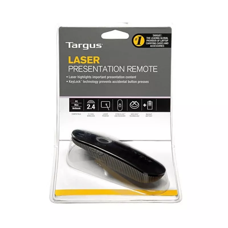 Kabelloser Presenter Targus AMP13EU, 2,4 GHz, 15 m Reichweite, Schwarz/Grau