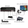 Techly 5 IN 1 OUT HDMI Switch mit Fernbedienung, 4Kx2K, 3D IDATA HDMI-4K51