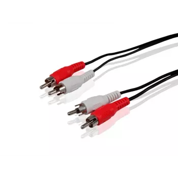 Conceptronic RCA-Audiokabel, RCA, Stecker, RCA, Stecker, 5 m, Schwarz