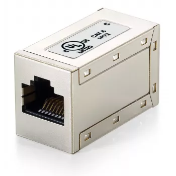 Equip Cat.6 Geschirmter Modularer Inline-Koppler, RJ-45, RJ-45, Metallisch