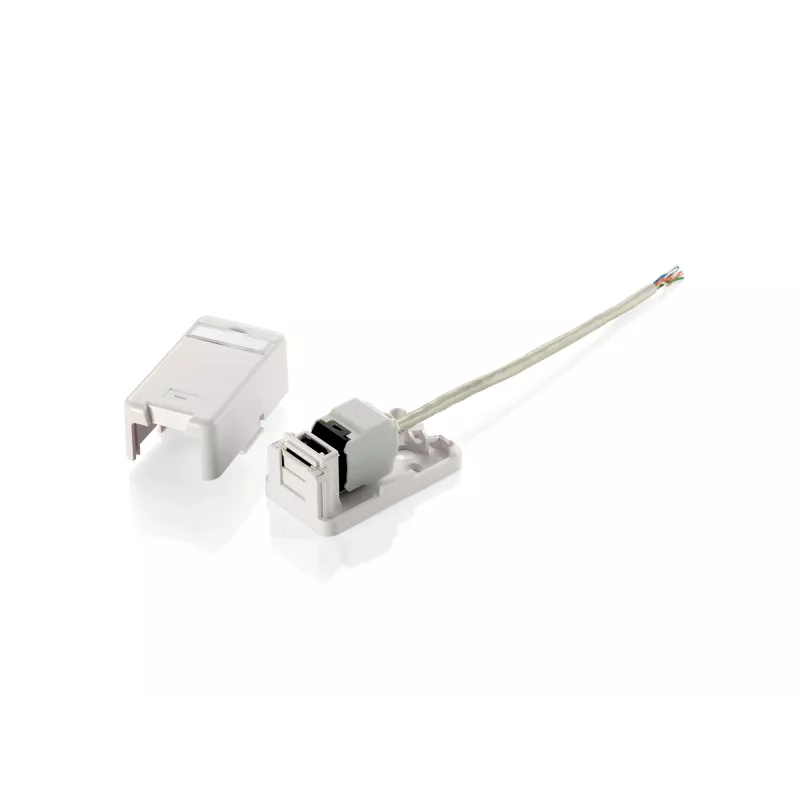 1-Port Keystone Jack Aufputzdose Equip 125121