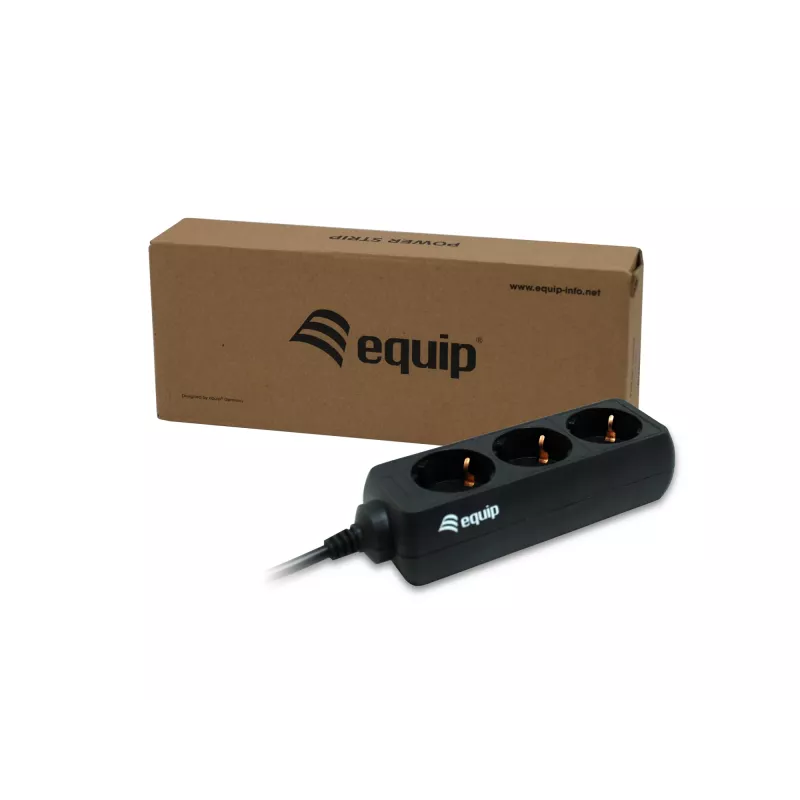 Steckdosenleiste Equip 3-fach 1,1 m Kabel