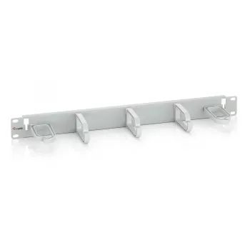 Equip 19 Zoll Rack-Mount Kabelmanagement-Panel, Lichtgrau (RAL 7035)