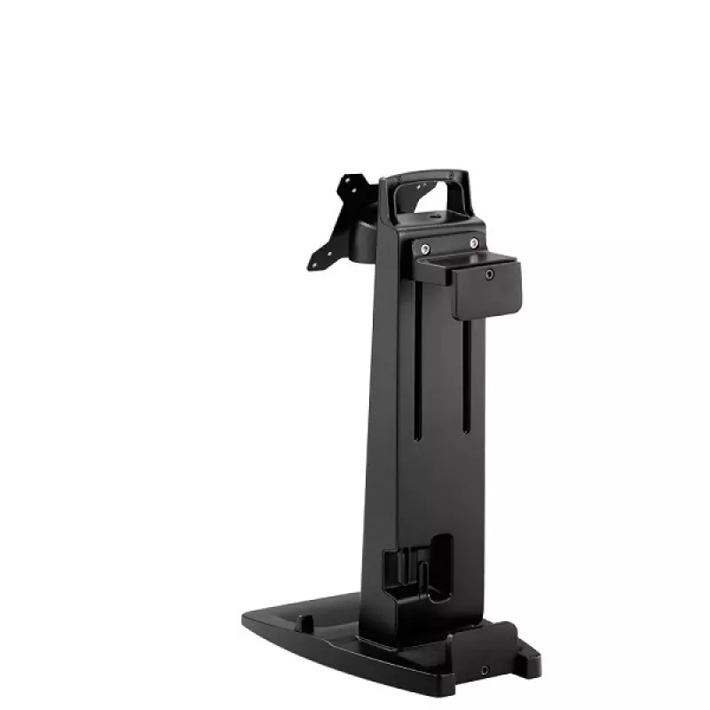 Neomounts Neig-/Dreh-/Rotierbarer Tischständer & THIN CLIENT Halterung für 10-30 Zoll Monitor, höhenverstellbar - Schwarz