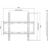 Equip 32 Zoll-55 Zoll Feste TV-Wandhalterung
