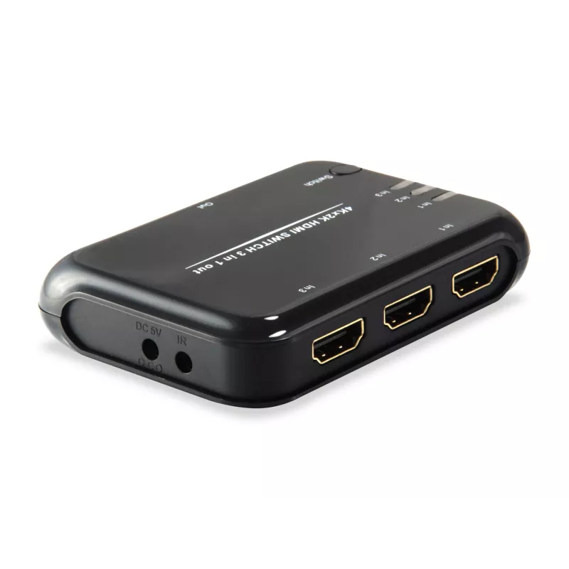 Equip HDMI 1.4 Switch 3x1, HDMI, Kunststoff, Schwarz, IR, 7.1-Kanäle, DTS-HD, Dolby TrueHD