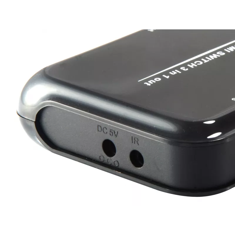 Equip HDMI 1.4 Switch 3x1, HDMI, Kunststoff, Schwarz, IR, 7.1-Kanäle, DTS-HD, Dolby TrueHD