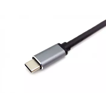 Equip USB-C 7 in 1 Multifunktionaler Adapter, USB 3.2 Gen 1 (3.1 Gen 1) Typ C, 100 W, Silber, MicroSD (TransFlash), MicroSDHC, SD, SDHC, 4K Ultra HD, 30 Hz