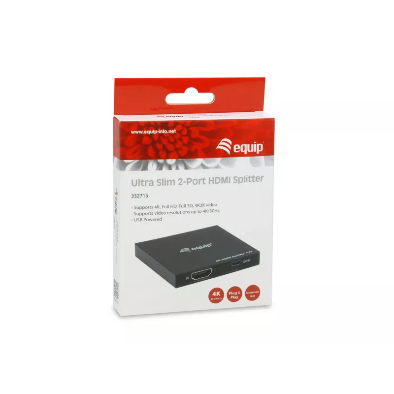 Equip 332715 Video Splitter HDMI 2x HDMI