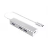 Equip USB-C auf 4-Port USB 3.0 Hub, USB 3.2 Gen 1 (3.1 Gen 1) Type-C, USB 3.2 Gen 1 (3.1 Gen 1) Type-A, 5000 Mbit/s, Silber, Aluminium, Windows 10, Windows 7, Windows 8