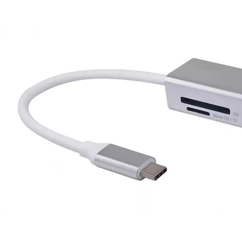 Equip USB-C auf 4-Port USB 3.0 Hub, USB 3.2 Gen 1 (3.1 Gen 1) Type-C, USB 3.2 Gen 1 (3.1 Gen 1) Type-A, 5000 Mbit/s, Silber, Aluminium, Windows 10, Windows 7, Windows 8