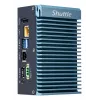 Shuttle Edge PC SPCEL02, Intel Celeron J6412, 1x HDMI, 2x 2.5G LAN, 1x COM, DIO (4x in, 4x out), 3x USB, 2x M.2, 12-24V, 24/7-Dauerbetrieb, lüfterlos, inkl. VESA- & DIN-Schienenhalterung