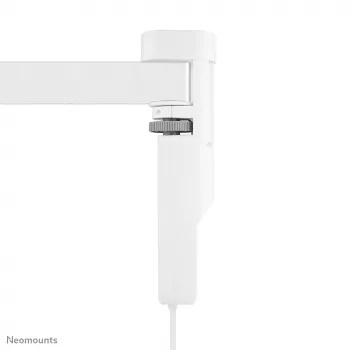 Neomounts DS22-840WH6 Schreibtischsteckdose mit Klemme und USB-C- und USB-A-Anschlüssen – Schnellladung