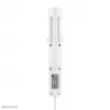 Neomounts DS22-840WH6 Schreibtischsteckdose mit Klemme und USB-C- und USB-A-Anschlüssen – Schnellladung