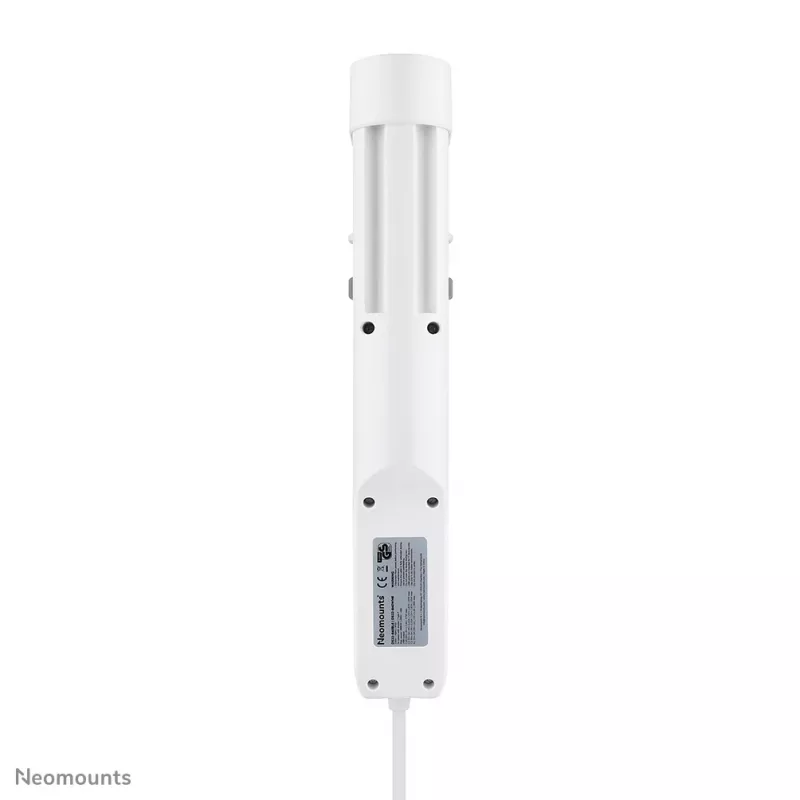 Neomounts DS22-840WH6 Schreibtischsteckdose mit Klemme und USB-C- und USB-A-Anschlüssen – Schnellladung