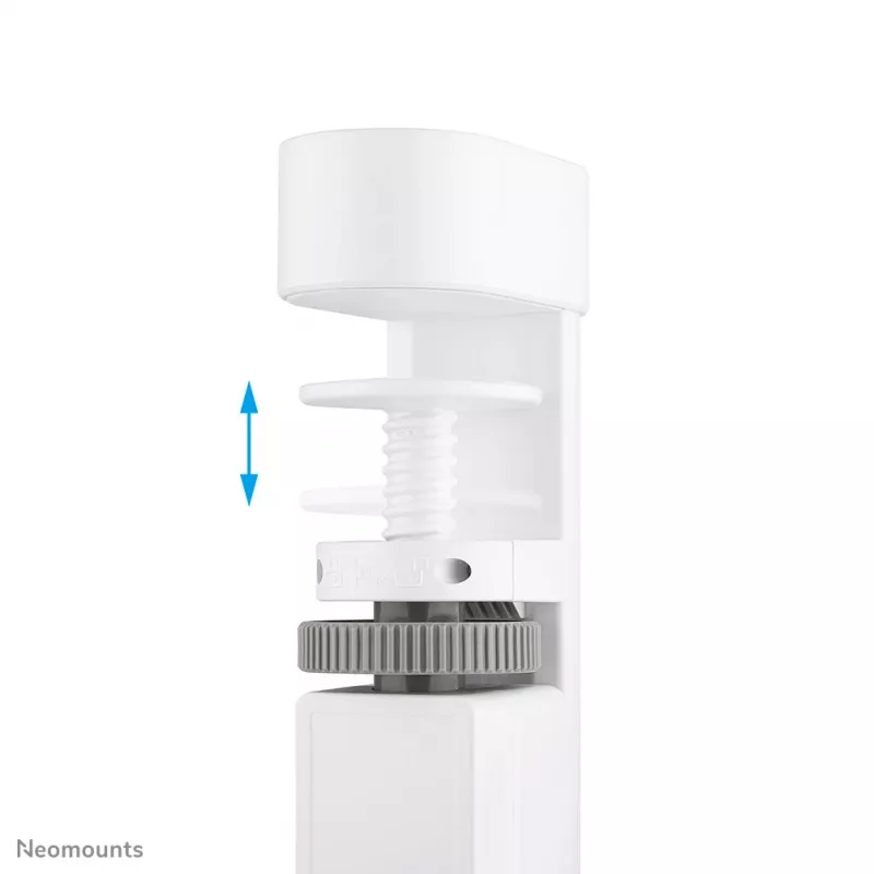 Neomounts DS22-840WH6 Schreibtischsteckdose mit Klemme und USB-C- und USB-A-Anschlüssen – Schnellladung