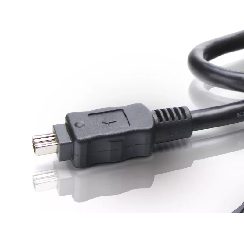 Conceptronic FireWire-Kabel 4-polig 1,8 m Schwarz