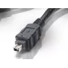 Conceptronic FireWire-Kabel 4-polig 1,8 m Schwarz