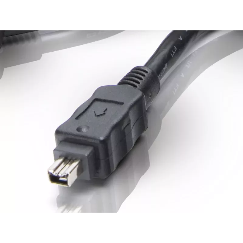 Conceptronic FireWire-Kabel 4-polig 1,8 m Schwarz