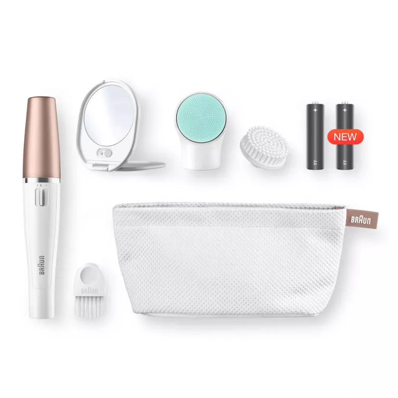 Facial Epilator Braun FaceSpa 851V Gold White