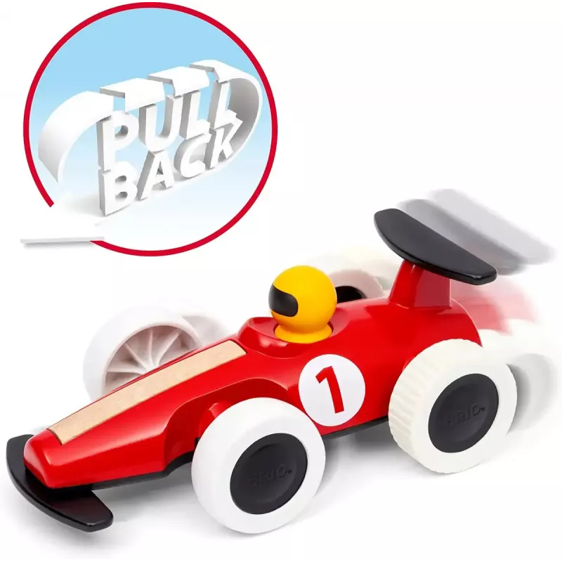 Spielzeugauto Ravensburger BRIO Pull Back Motorized Big Race Car Spielzeugfahrzeug