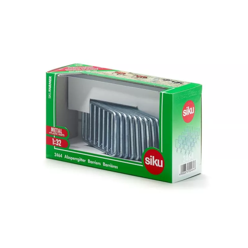 Toy Figur Siku 10 Absperrungen Metall Silber 3 Jahre
