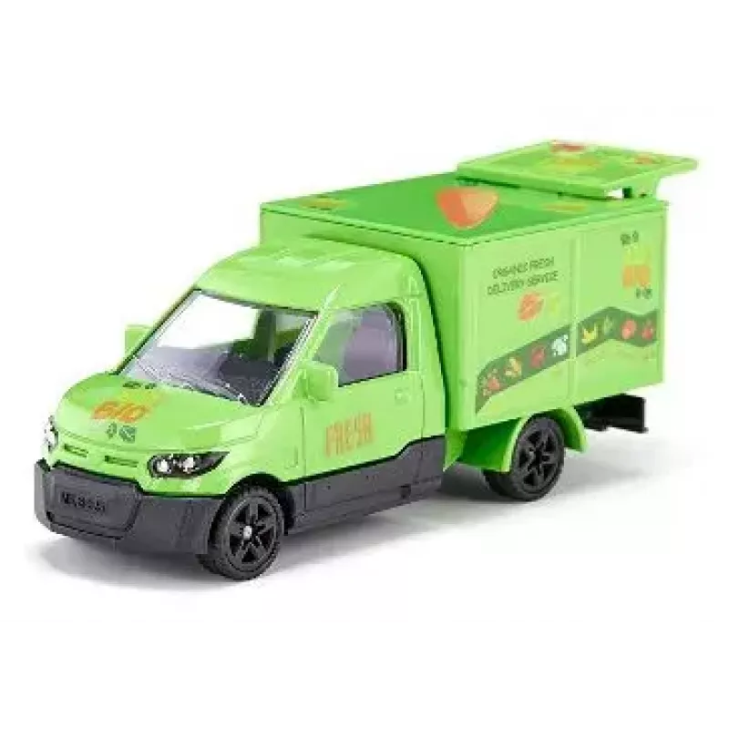 Siku Streetscooter Organic Fresh Delivery Service Roller Modell vormontiert 1:50