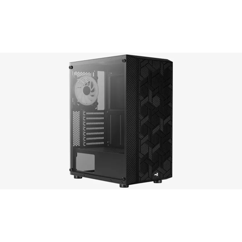 Aerocool Hive-G-BK-v3 Midi Tower Schwarz