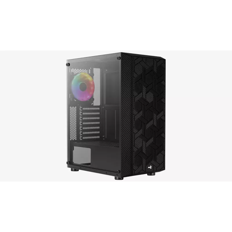 Aerocool Hive-G-BK-v3 Midi Tower Schwarz